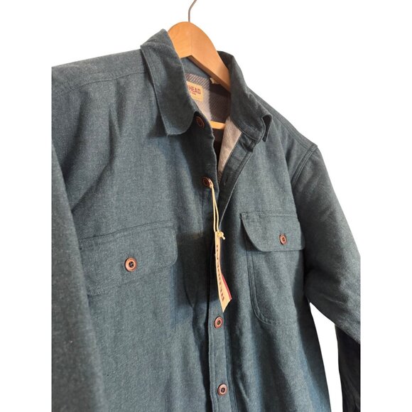 Redhead Deep Sea Fleece Lined Flannel Shirt size Large Men’s Button Up NWT - Picture 5 of 8